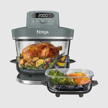 Air Fryer en verre Crispi Pro 7-en-1, Vert Cendr&eacute;