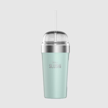 Bubble Cup isotherme Ninja SLUSHi avec couvercle et paille - Sauge