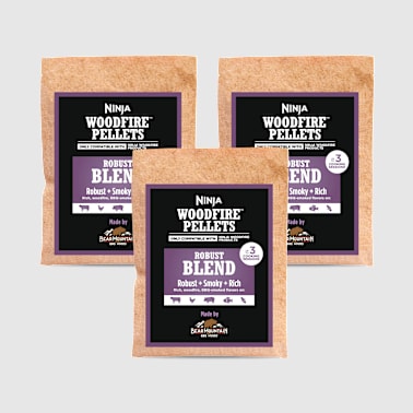Three Ninja Woodfire&trade; Pellets Robust Blend 3-PK Sample Bundle