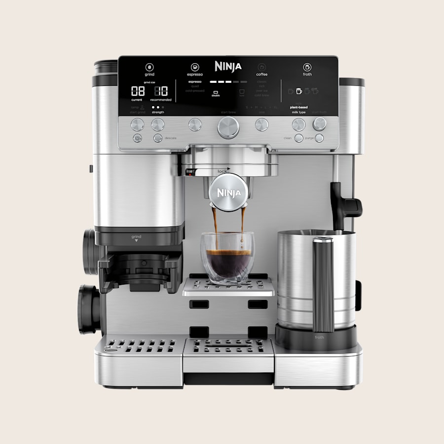 Ninja Luxe Cafe Premier kaffemaskin i stål
