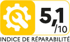 Indice de r&eacute;parabilit&eacute; : 5.1 / 10