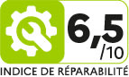 Indice de r&eacute;parabilit&eacute; : 6.5 / 10