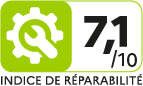 Indice de r&eacute;parabilit&eacute; : 7.1 / 10