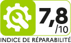 Indice de r&eacute;parabilit&eacute; : 7.8 / 10