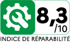 Indice de r&eacute;parabilit&eacute; : 8.3 / 10