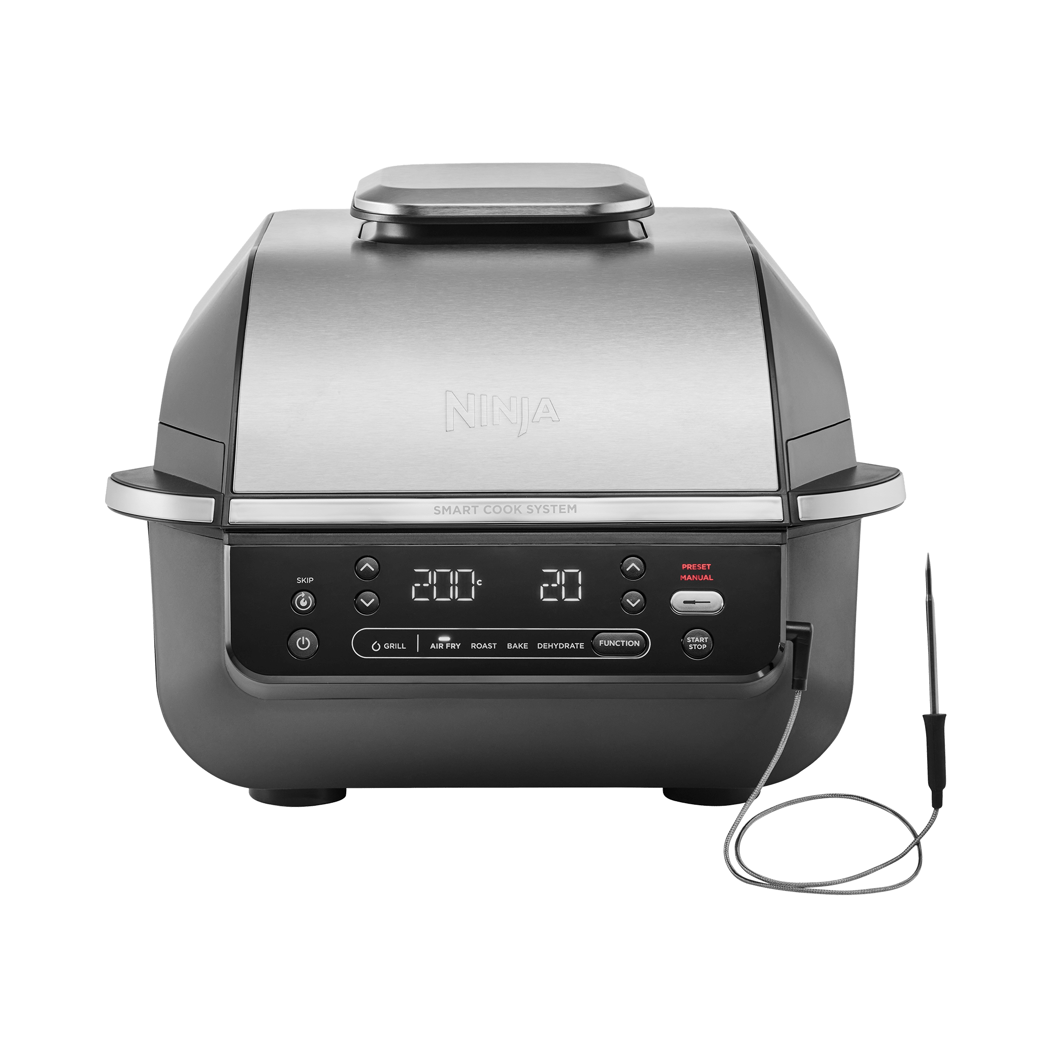 Ninja 5-in-1 Grill & Air Fryer in Black/Silver