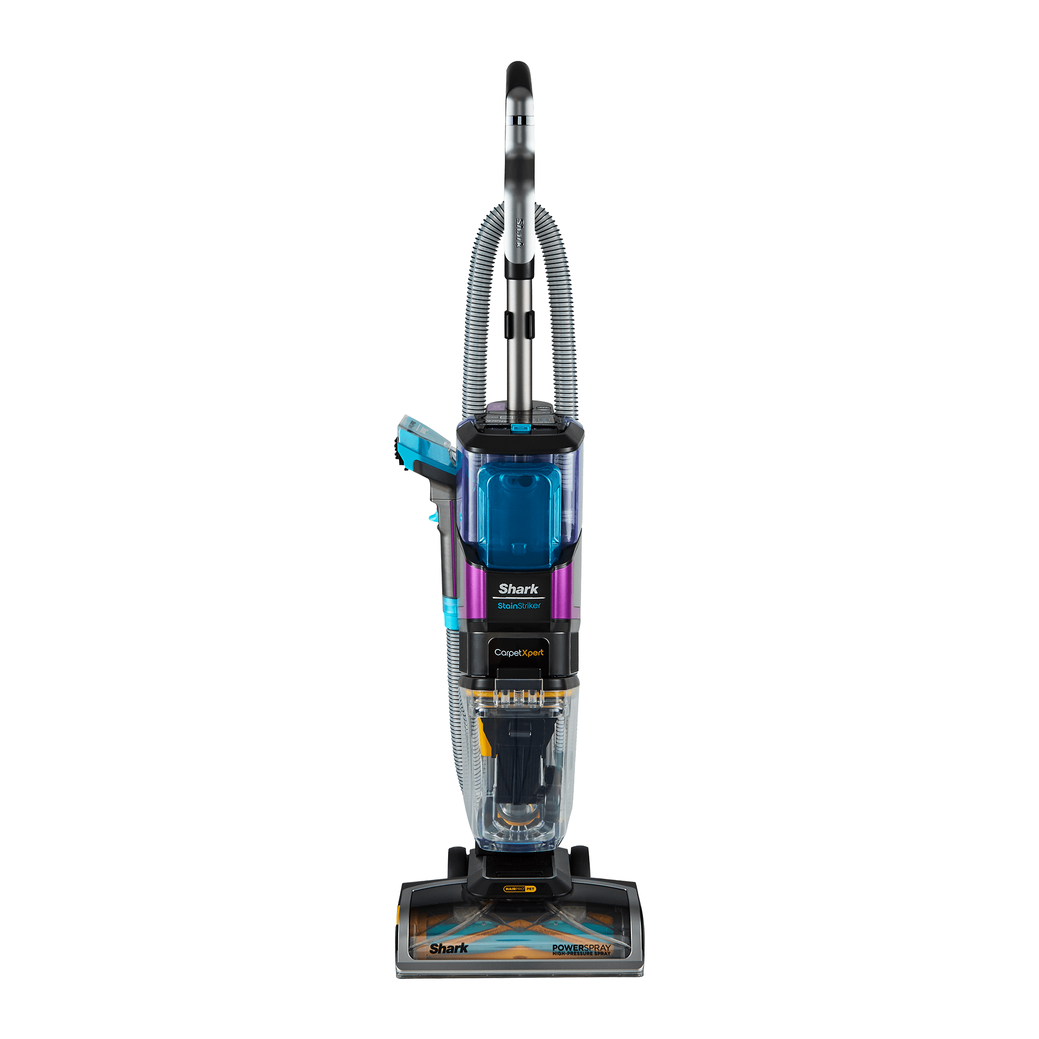 Shark CarpetXpert HairPro Pet Deep Carpet Cleaner with Built-In StainStriker in Black/Fuschia