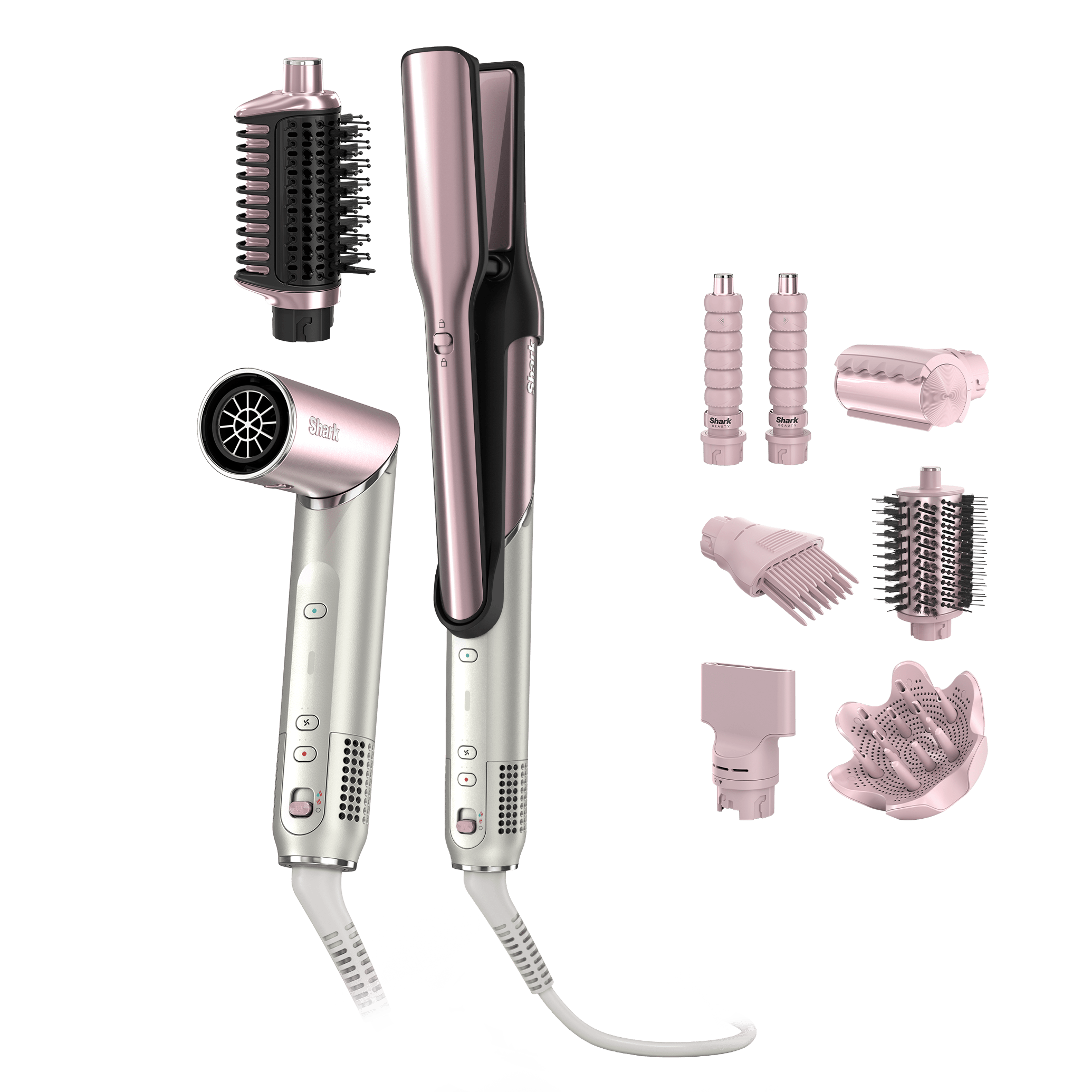 Build Your Own Shark Glam Ceramic & Powerful Air Styling & Drying System, Pink