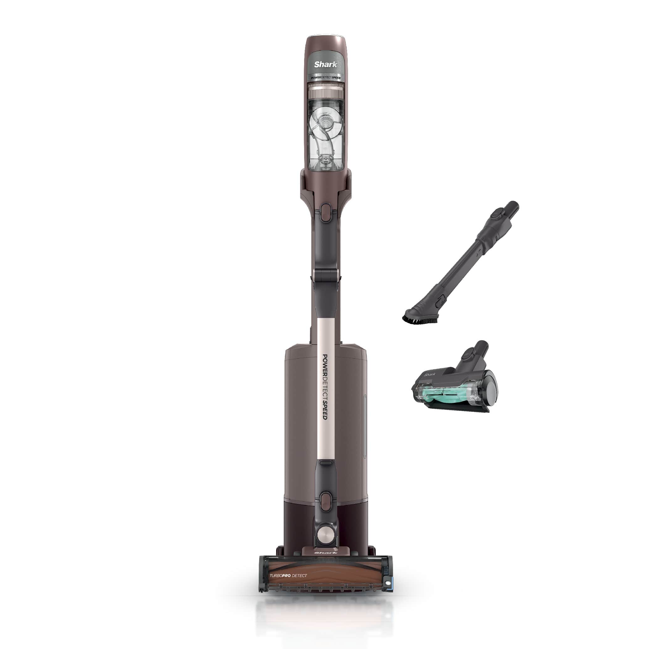 Shark PowerDetect Speed Luxe Collection Clean & Empty Akku-Staubsauger in Braun | IA3246EUTBR | von SharkNinja