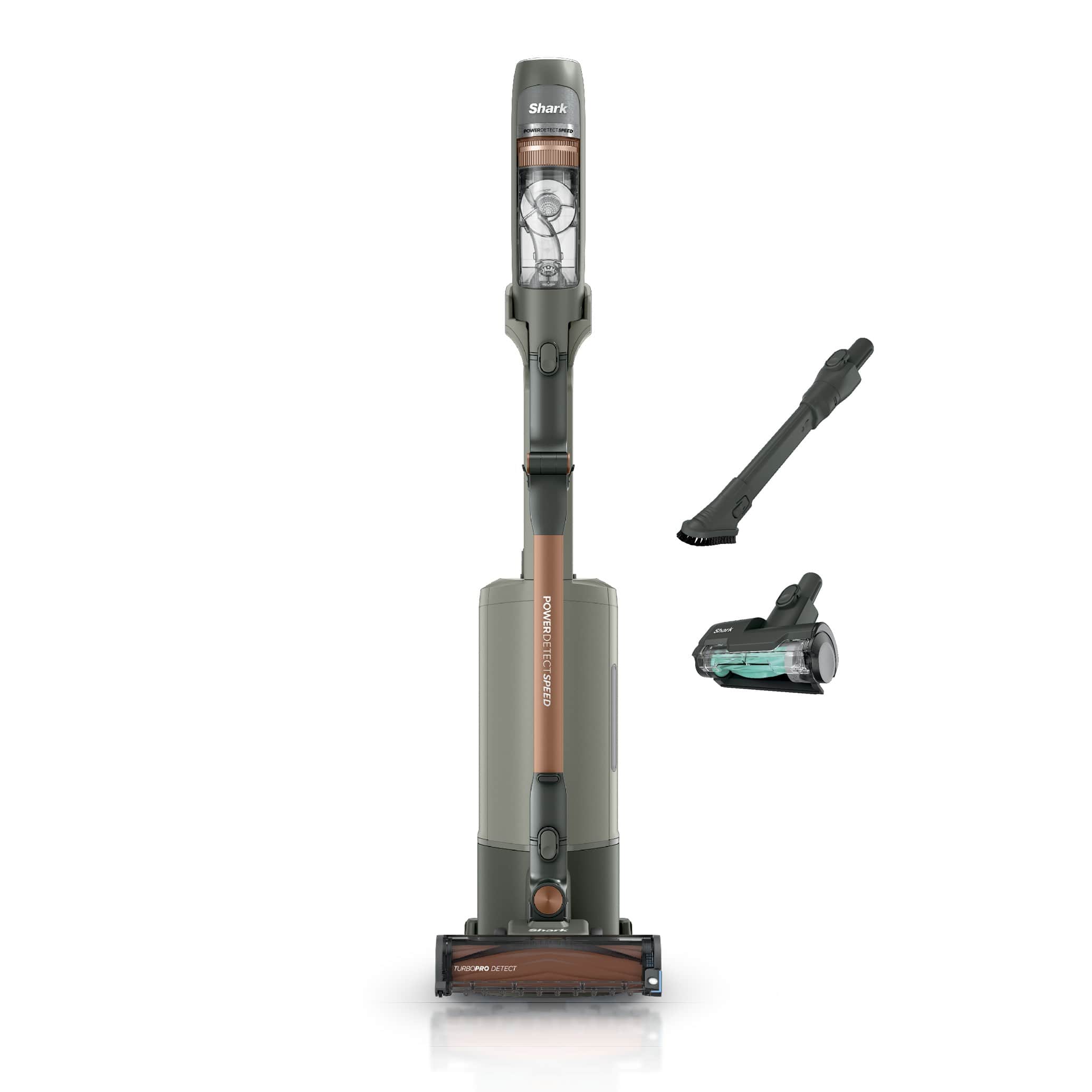 Shark PowerDetect Speed Luxe Collection Clean & Empty Akku-Staubsauger in Grün | IA3246EUTGN | von SharkNinja