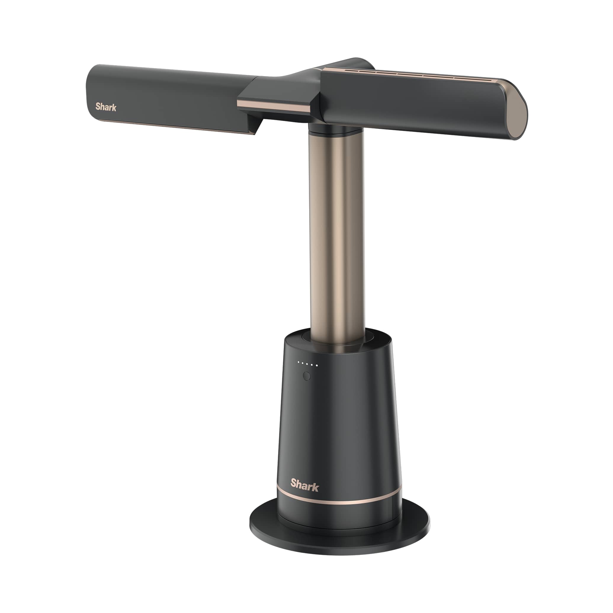 Shark TurboBlade Multi-Directional Cooling Fan in Charcoal, Beat Brass