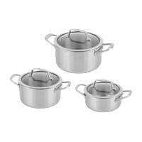 Ninja EverClad stainless-steel three-piece stockpot set