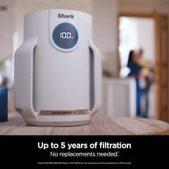 Shark Compact Pro close-up with air-quality display
