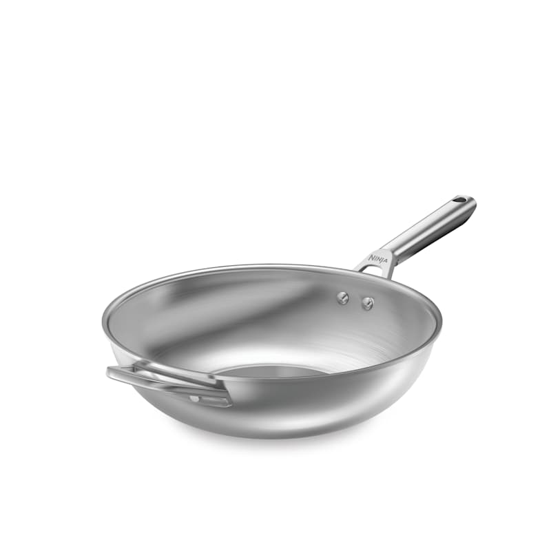 Ninja EverClad Stainless Steel 28cm Wok [C90928EUI] - SharkNinja UK