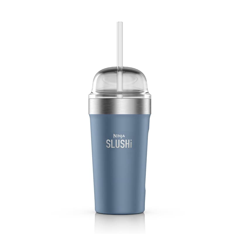 Ninja SLUSHi isolierter Bubble-Becher mit Deckel und Trinkhalm – Blau