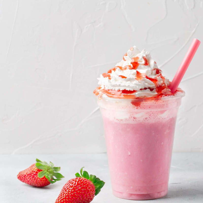 Strawberry Milkshake Slushi