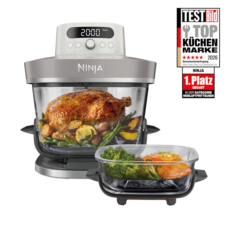 Ninja CRISPi PRO 7-in-1 Glas-Air-Fryer - Hellgrau