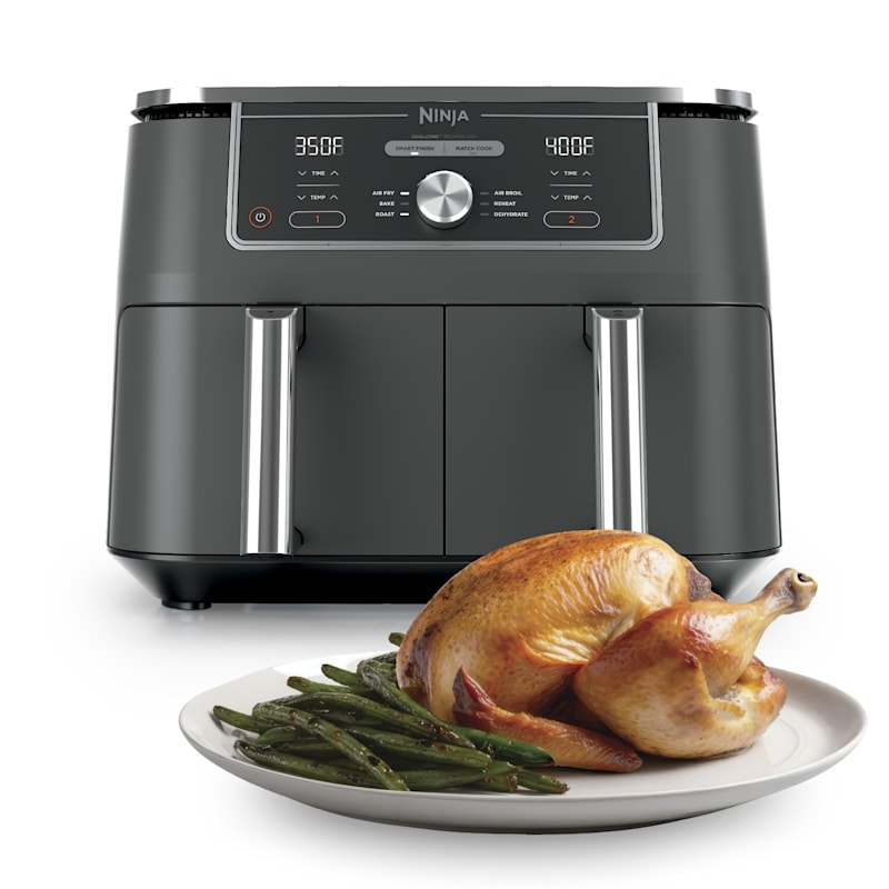 極美品☆GRATINA 4G白黒2台セットご実家サポートにどうぞ Ninja Foodi XL 10-QT Dual Air Fryer | DualZone