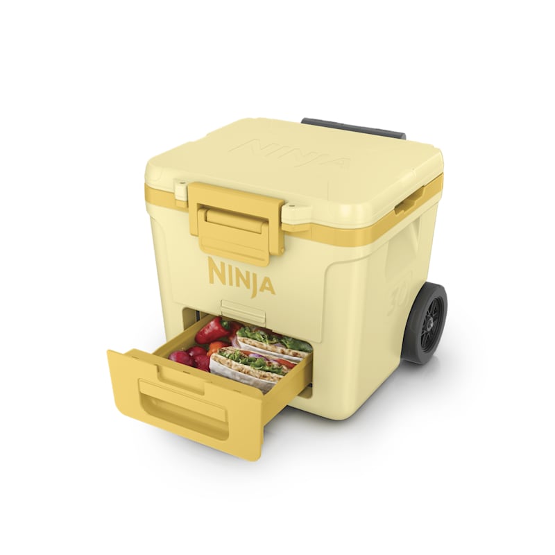 Ninja FrostVault™ 30qt Wheeled Cooler with Cold Dry Zone in Yellow