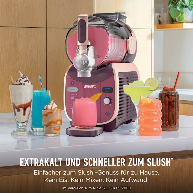 Ninja SLUSHi MAX Slush-Eismaschine für gefrorene Getränke – Pink