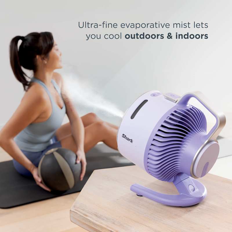 Shark™ FlexBreeze™ HydroGo™ Misting Portable Fan (Dark Gray) Shop