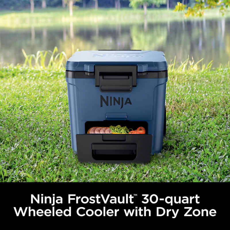 Ninja FrostVault™ 30qt Wheeled Cooler with Dry Zone, Lakeshore