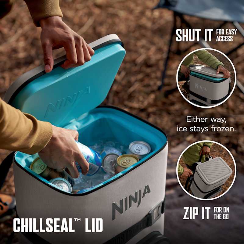 パルキッズ　プリスクーラー Ninja FrostVault™ 36 Can Backpack Cooler in Beige | SharkNinja