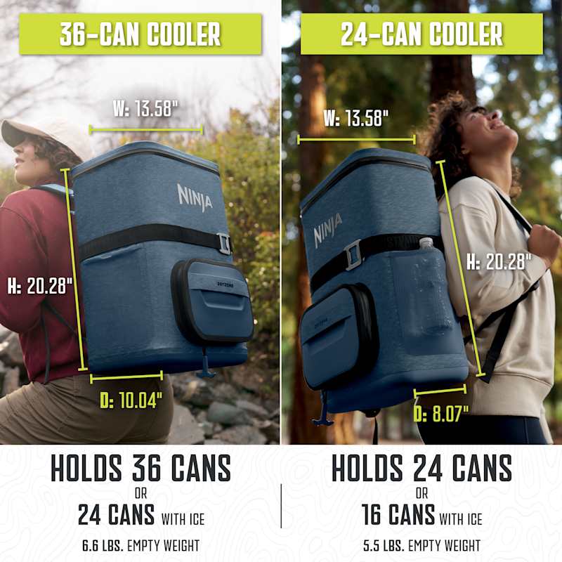 Ninja Outdoor FrostVault™ Go 36-Can Backpack Cooler in Royal Blue