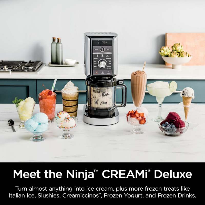 Ninja® CREAMi® Deluxe 11-in-1 Frozen Treat Maker & Waffle Maker