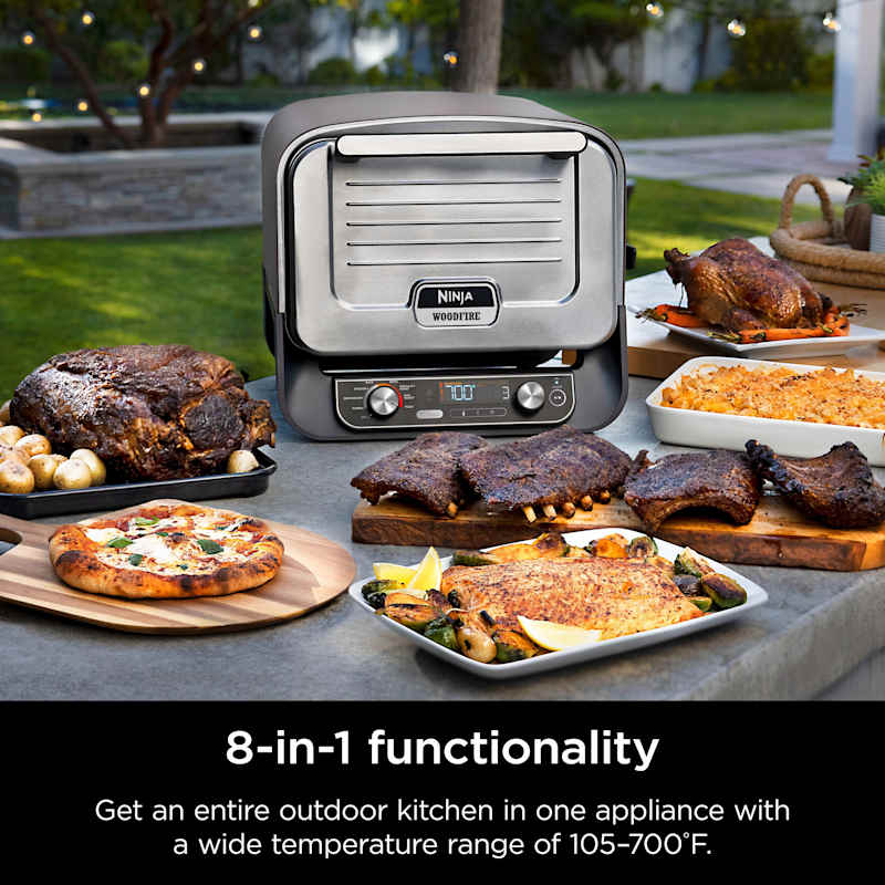 Ninja Woodfire™ 8-in-1 Outdoor Oven | SharkNinja CA