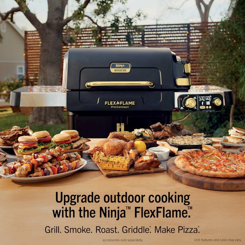 Ninja™ FlexFlame™ Grill and Smoker with ProConnect™ | SharkNinja CA