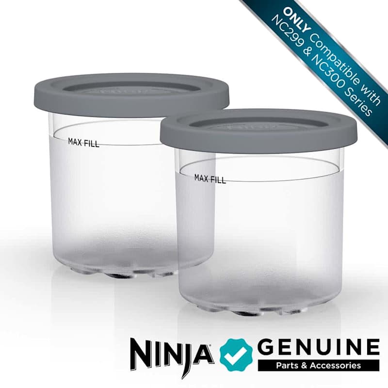 Ninja® CREAMi® Pints 2 Pack, Compatible with NC299AMZ & NC300s