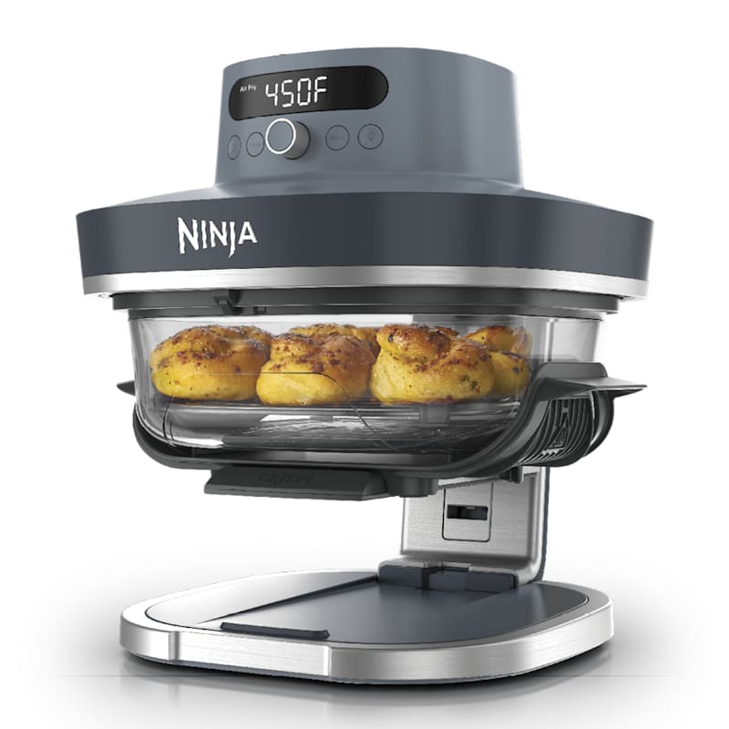 Ninja Crispi® Pro 6-in-1 Glass Countertop Air Fryer, Cyberspace