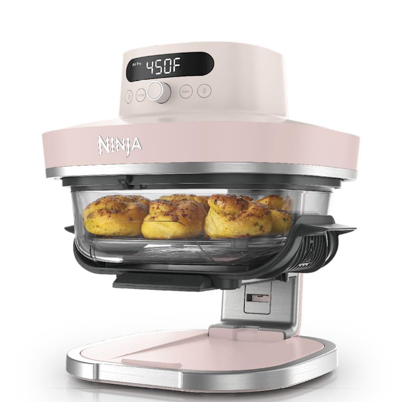 Ninja Crispi® Pro 6-in-1 Countertop Glass Air Fryer, Rose Quartz