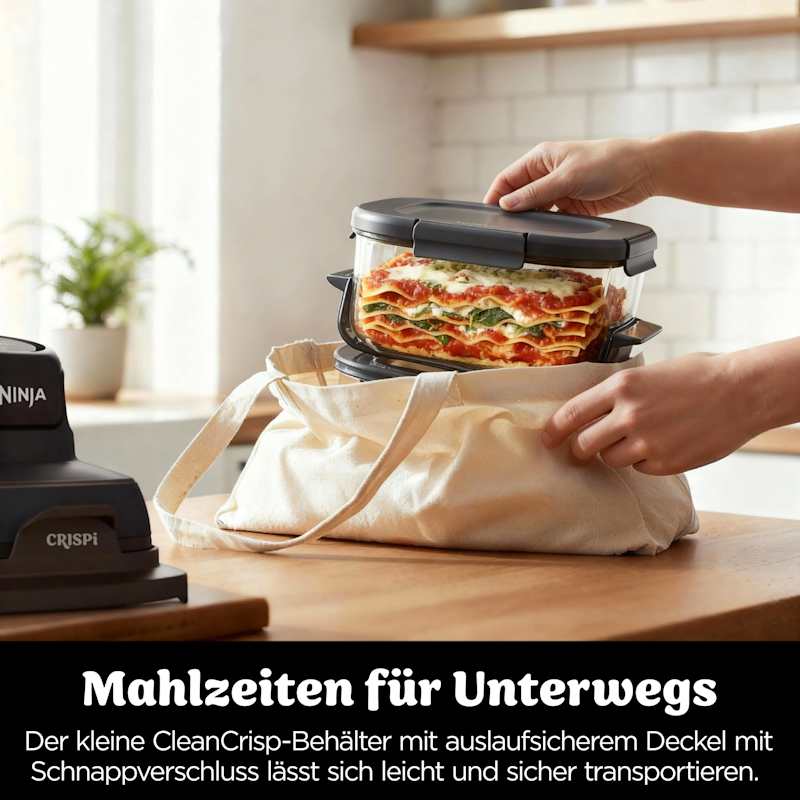 Ninja CRISPi 4-in-1 Glas-Heißluftfritteuse