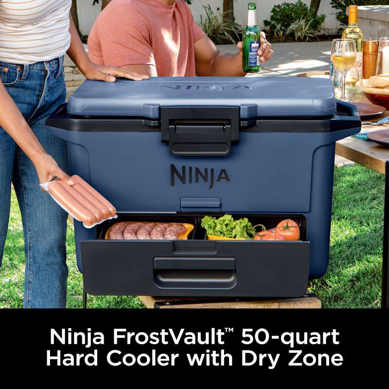Ninja FrostVault™ 50qt Hard Cooler with Cold Dry Zone, Lakeshore