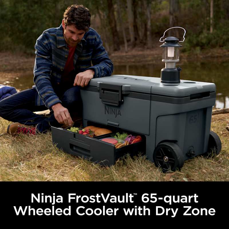 Ninja FrostVault™ 65qt Cooler with Wheels in Charcoal Gray
