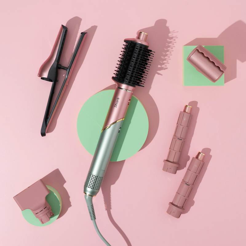 Shark Glam™ 5-in-1 Air Styler & Straightener in Strawberry Matcha