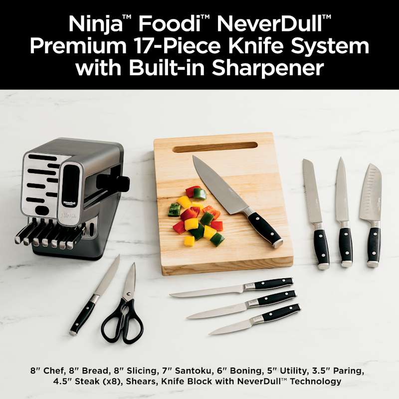 Ninja NeverDull™ 17-Piece Premium Knife System Knife Sets - Ninja