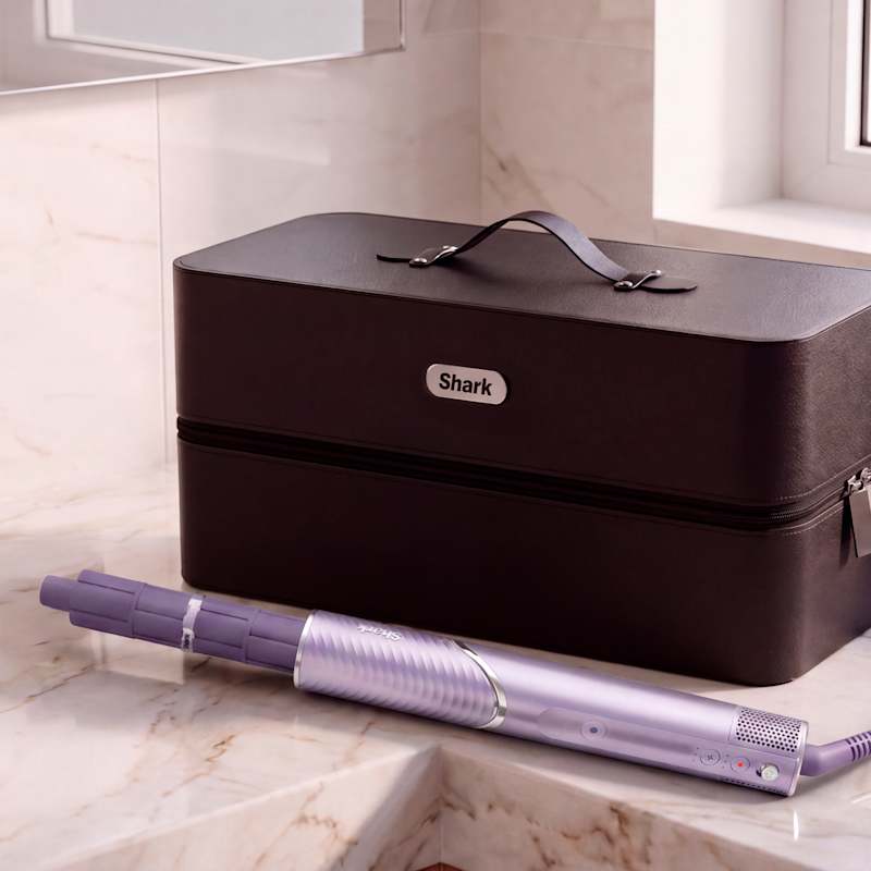 Shark FlexStyle™ Vegan Leather Storage Case (Black)