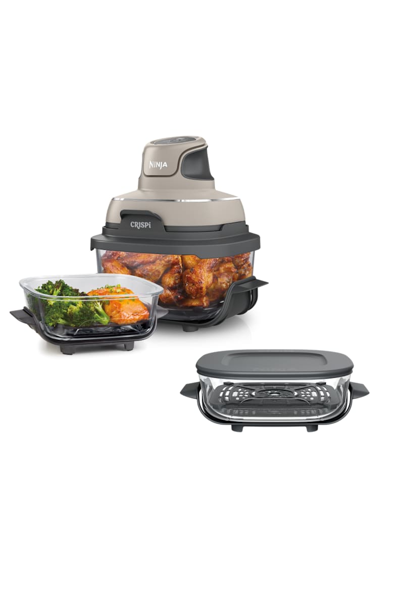 Ninja Crispi 4-in-1 Portable Glass Air Fryer in Stone