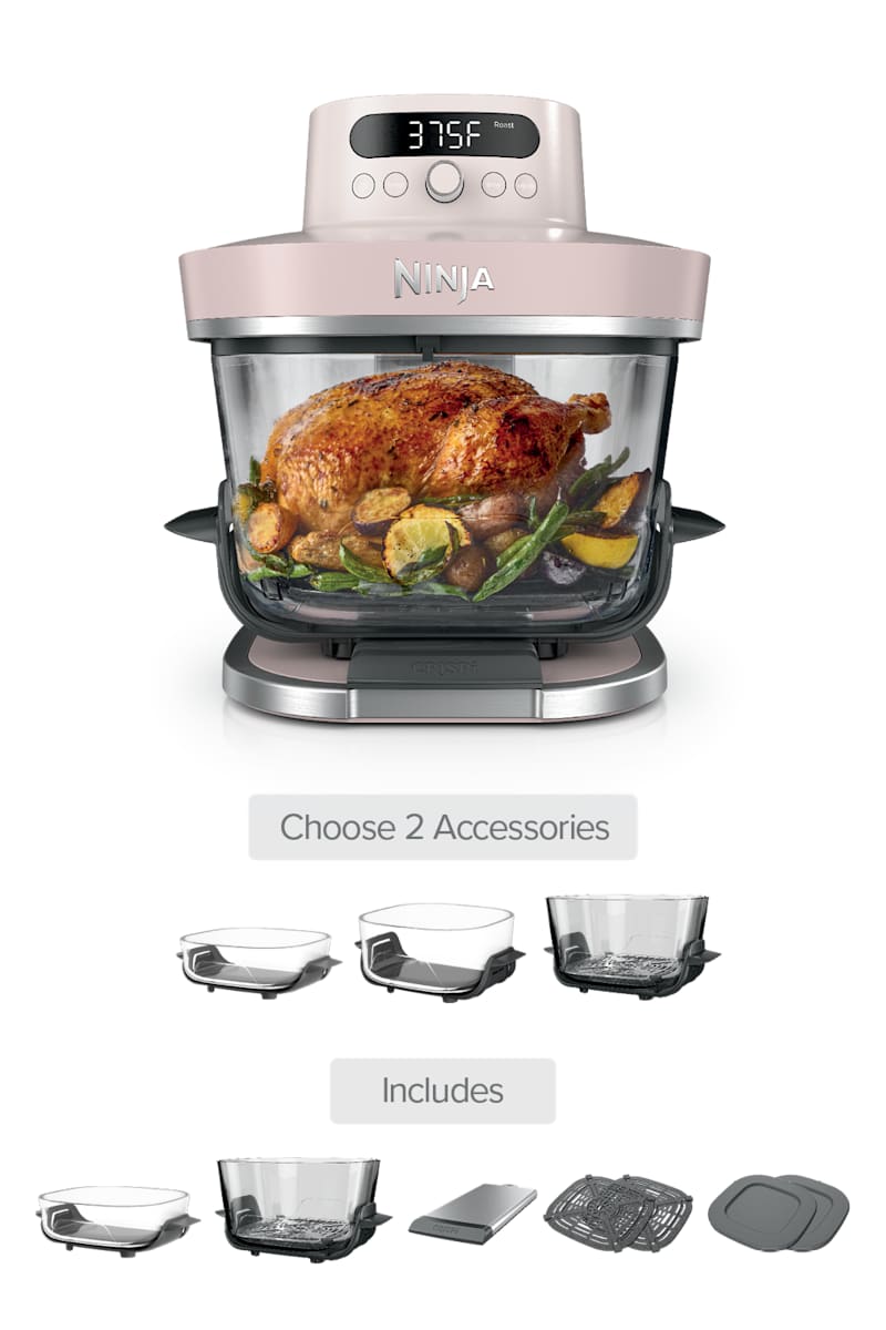 Build Your Own Ninja Crispi Pro Glass Air Fryer in Pink