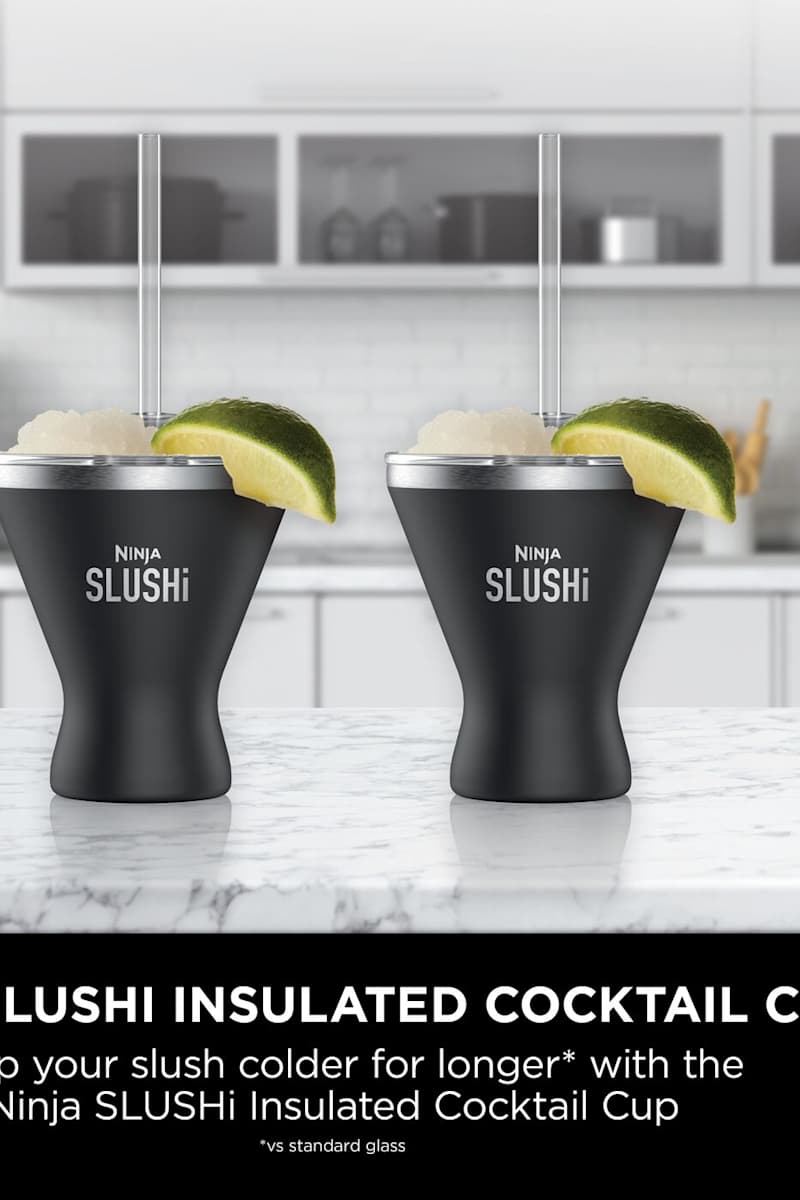 Ninja SLUSHi Frozen Drink Maker with 2-Pack Margarita Cups