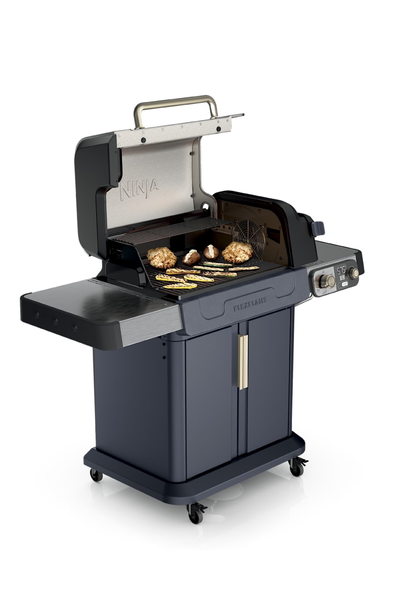 Ninja™ FlexFlame™ Grill and Smoker in Blue | SharkNinja