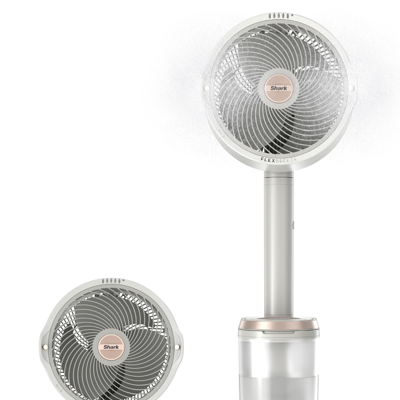 Shark FlexBreeze Pro Mist Indoor & Outdoor Fan in Dove | SharkNinja