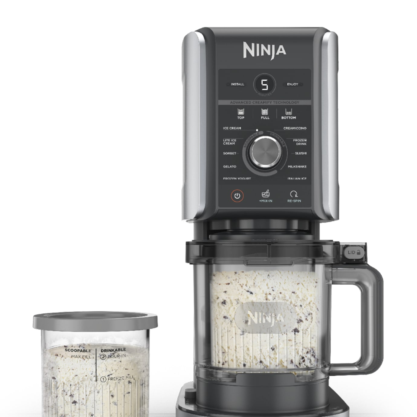 Ninja Creami Deluxe Ice Cream Maker | Homemade Ice-Cream