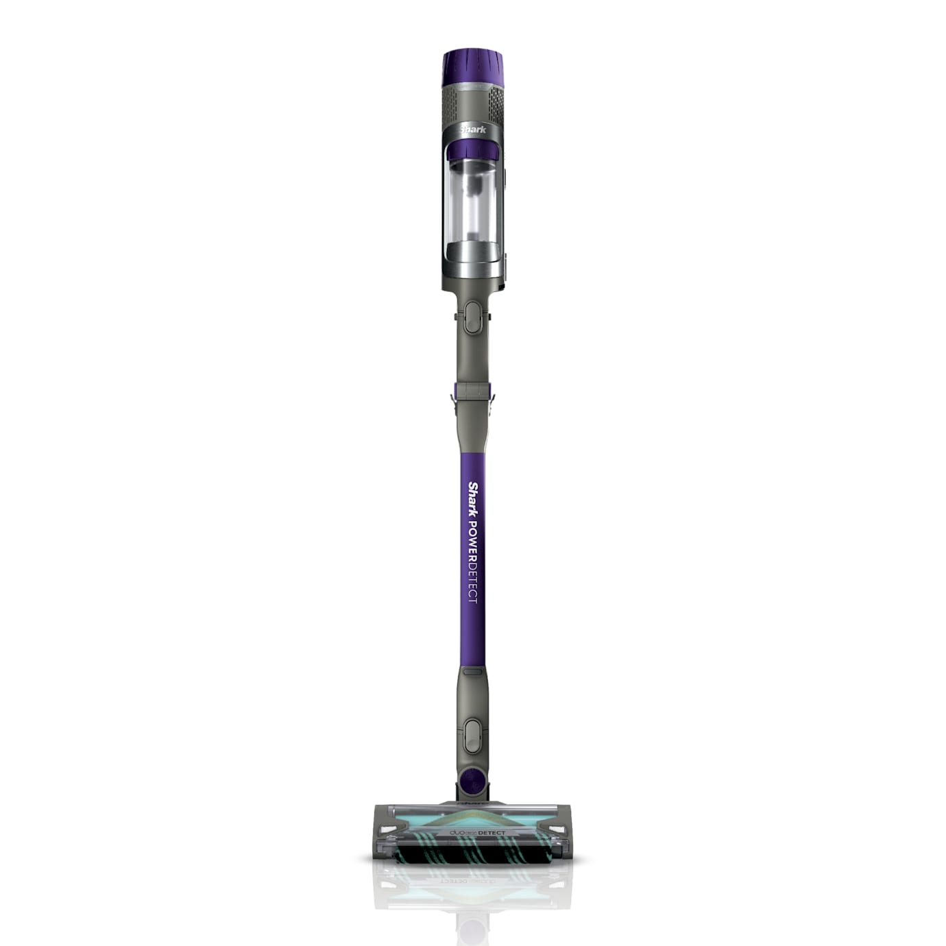 Shark PowerDetect cordless stick vacuum shown from the front.
