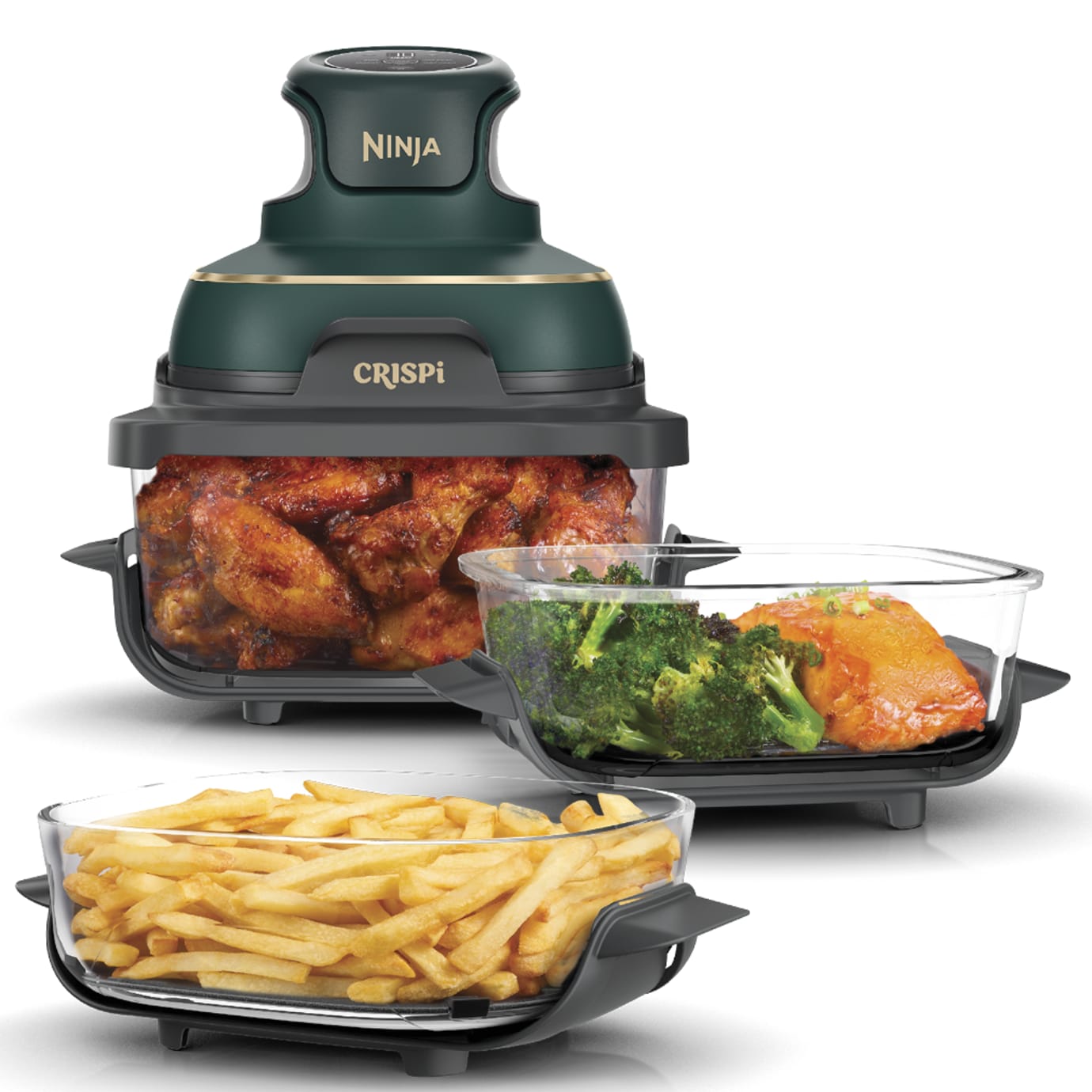 Ninja Crispi 5-in-1 Glass Air Fryer in Emerald