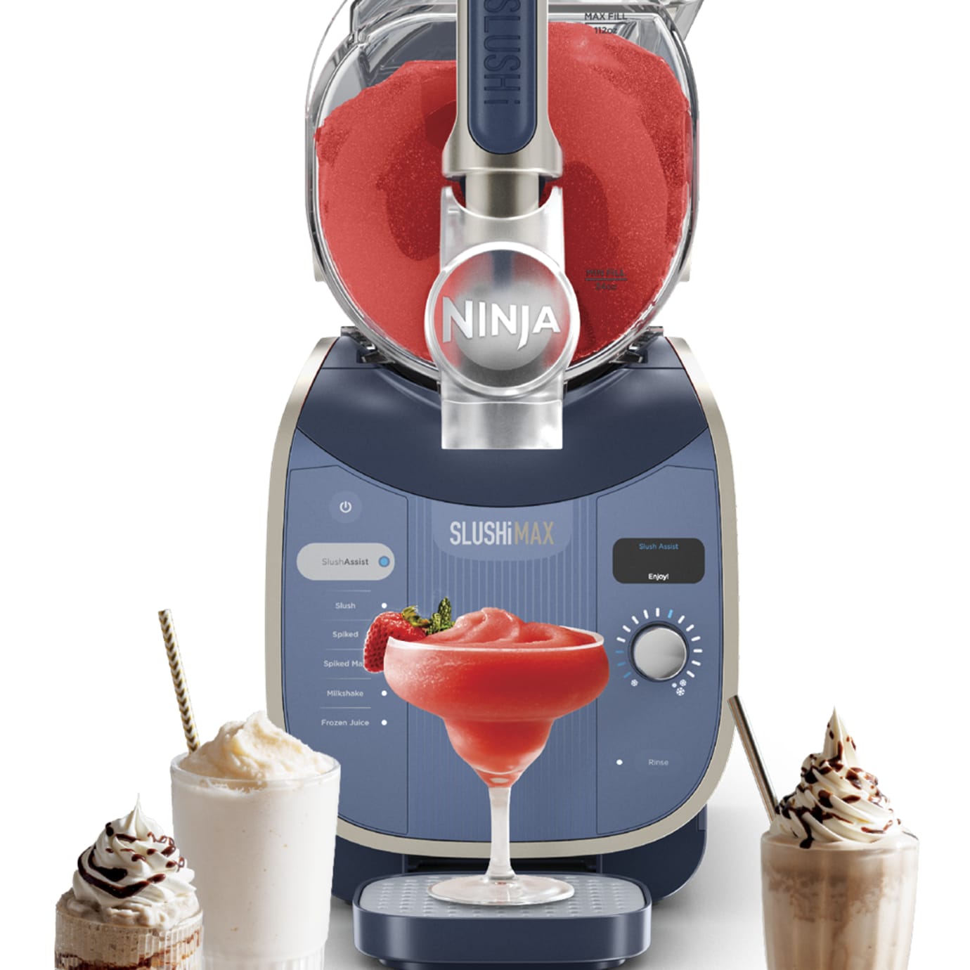 Ninja SLUSHi MAX Slushie Machine in Blue, 12plus Servings in Blue | FS605BL