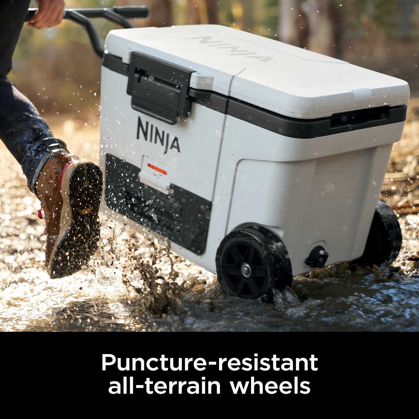 Ninja FrostVault™ 45qt Cooler with Wheels in Yellow | SharkNinja
